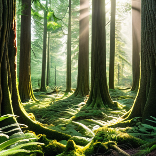 Home 22 **
Prompt: A lush forest scene depicting interconnected trees with visible mycorrhizal fungi networks. Sunlight filters through the canopy, highlighting the collaboration and resource sharing. In the foreground, subtle, translucent data visualizations overlayed, representing knowledge sharing between businesses. Focus on a feeling of organic connection and sustainable growth.
**