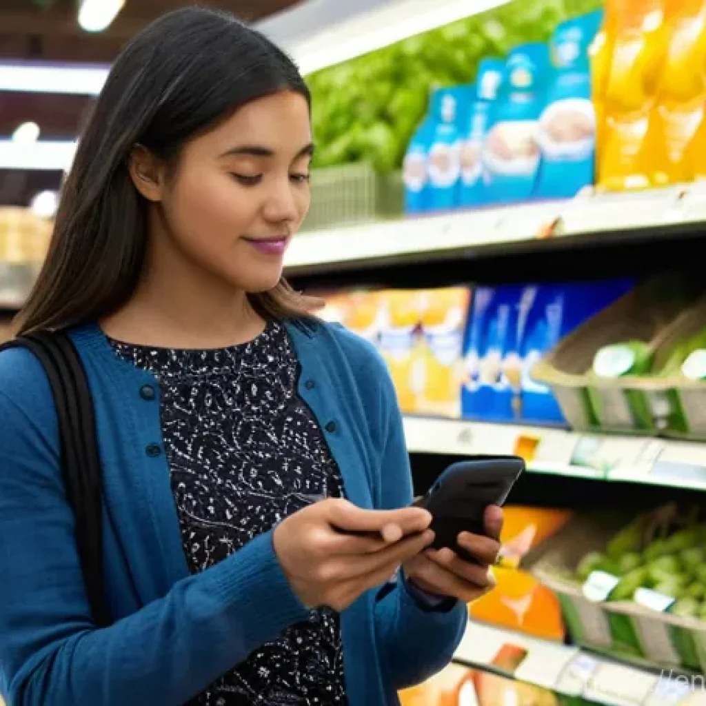 생태 지혜를 활용한 소비 트렌드 - The Mindful Shopper's Journey
**Prompt:** A young adult, approximately 25-30 years old, with a thou...